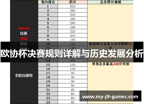 欧协杯决赛规则详解与历史发展分析